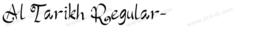Al Tarikh Regular字体转换